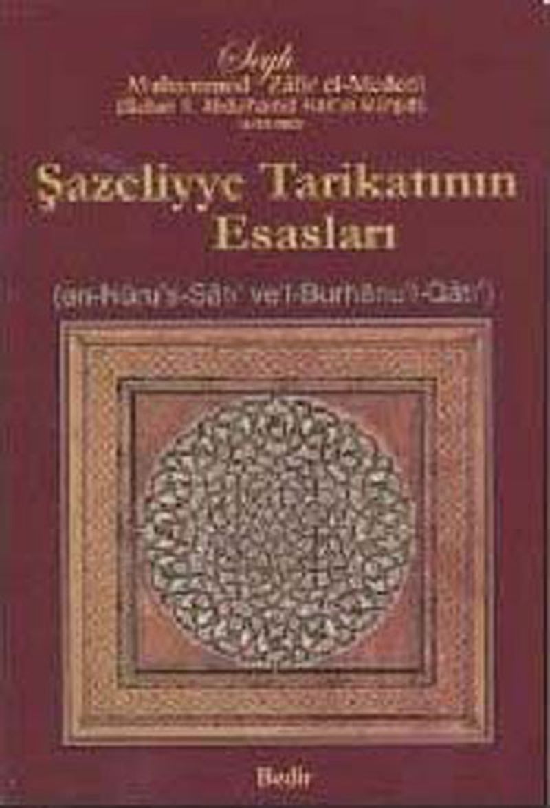 Şazeliyye Tarikatının Esasları kitap kapağı