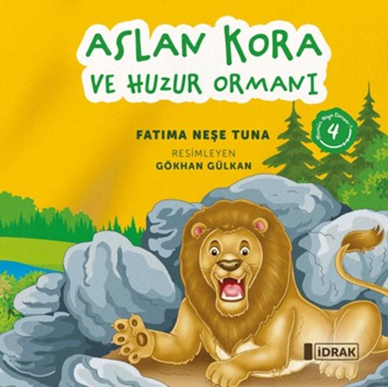 Aslan Kora ve Huzur Ormanı kitap kapağı