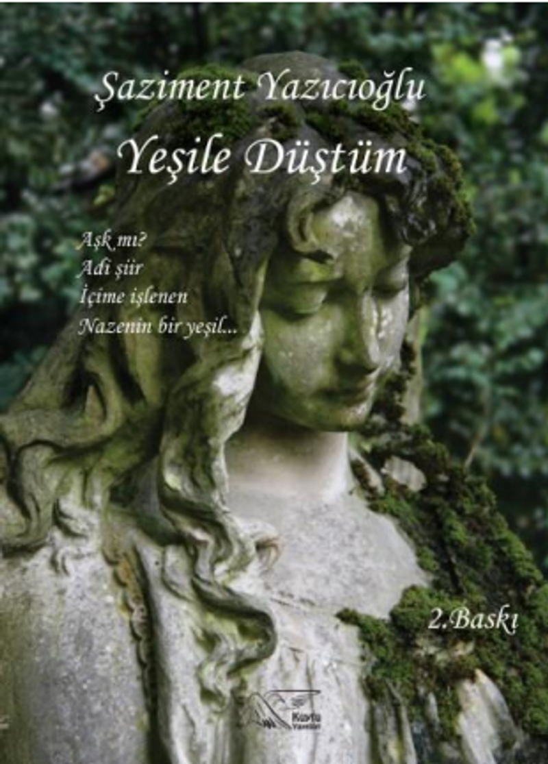 Yeşile Düştüm kitap kapağı