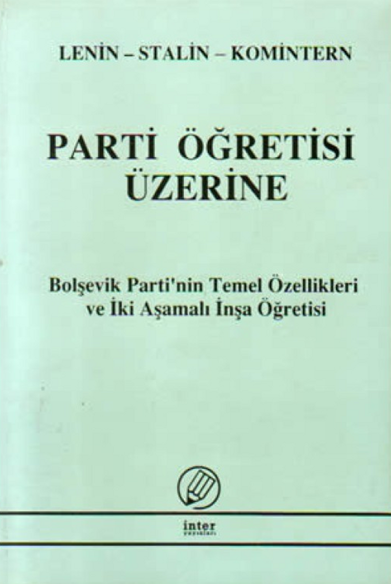 Parti Öğretisi Üzerine kitap kapağı