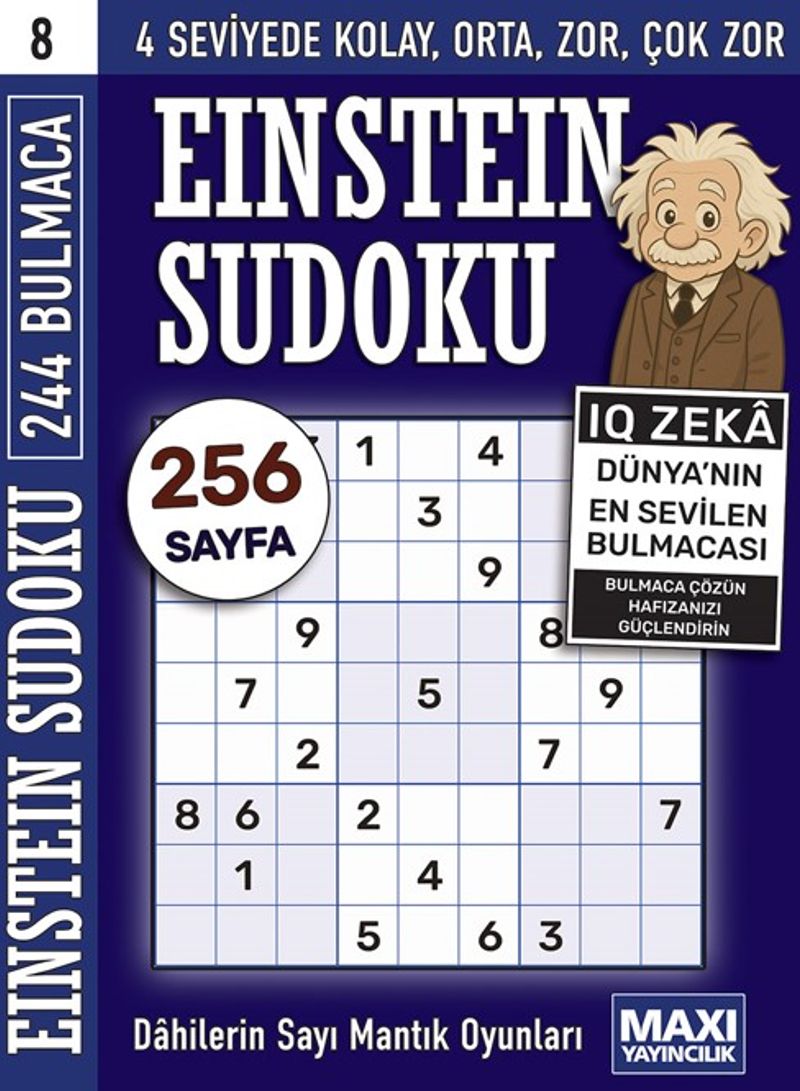 Einstein Sudoku 8 kitap kapağı