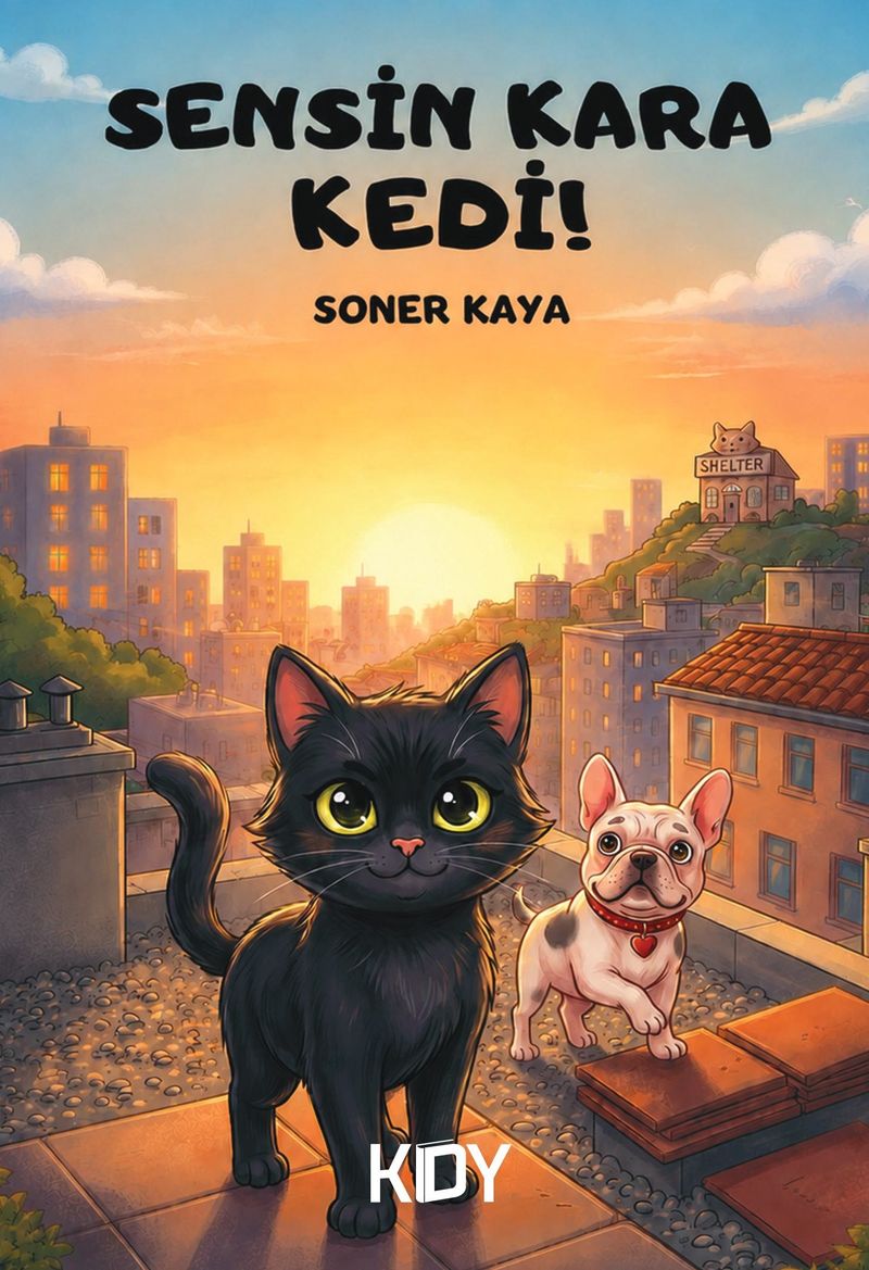 Sensin Kara Kedi! kitap kapağı