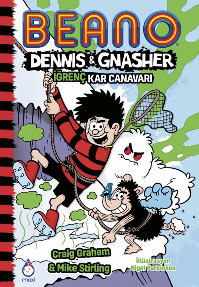 Beano Dennis Gnasher / İğrenç Kar Canavarı kitap kapağı