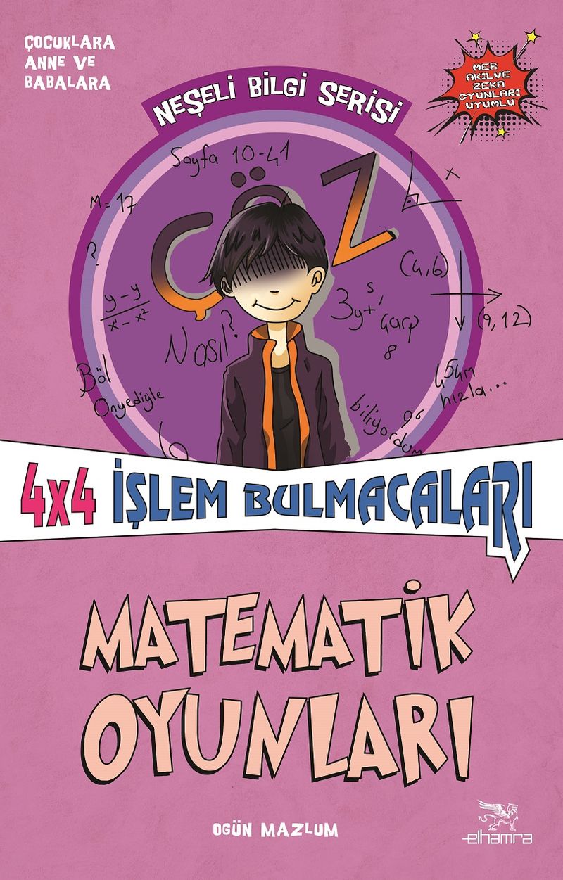 Matematik Oyunları 4x4 İşlem Bulmacaları kitap kapağı