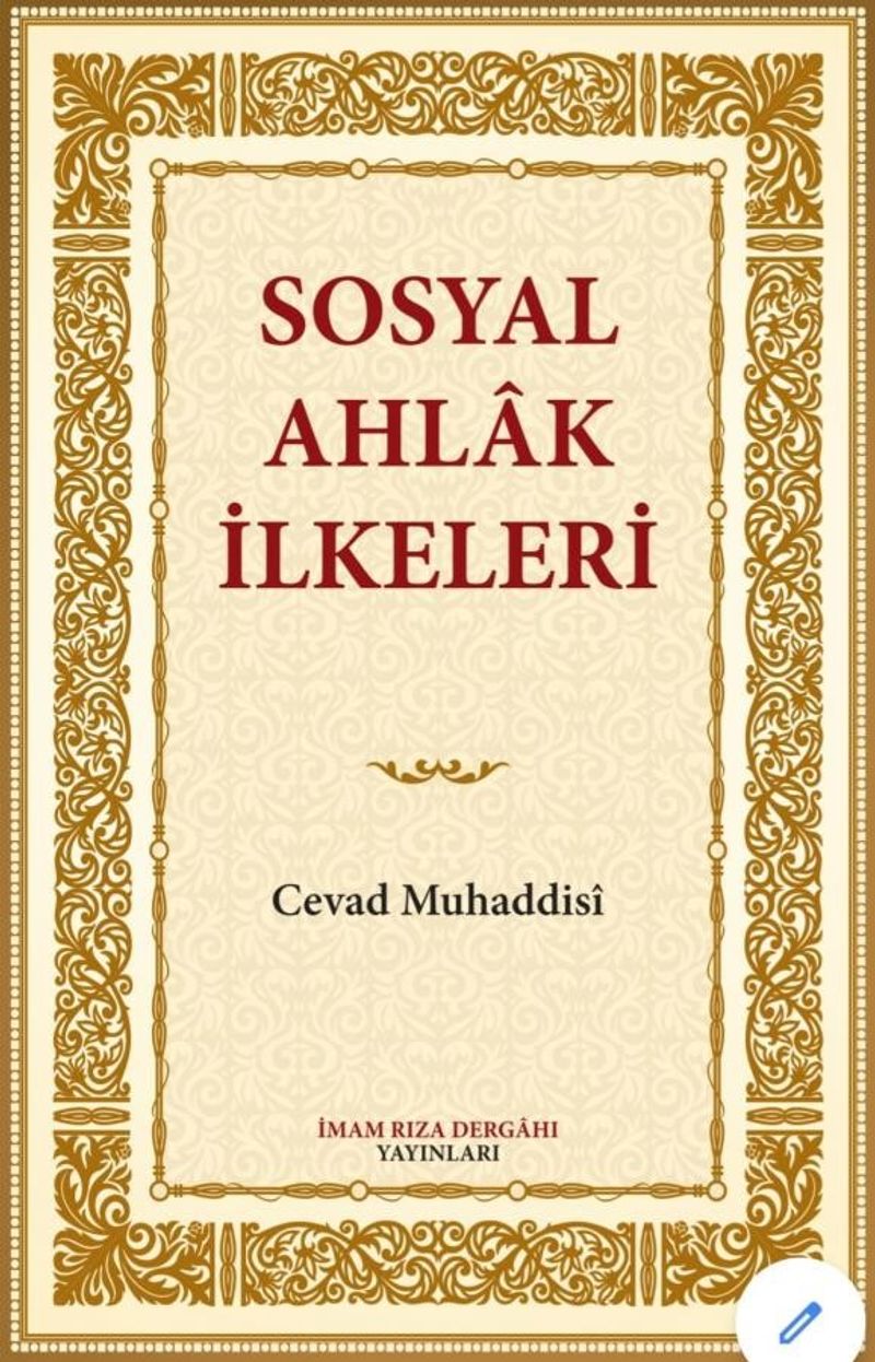 Sosyal Ahlak İlkeleri kitap kapağı
