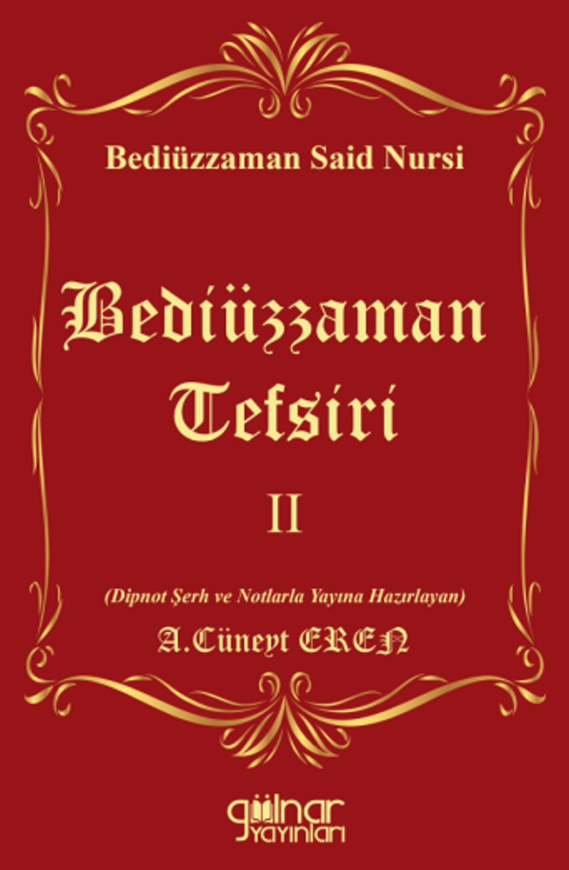 Bediüzzaman Tefsiri II kitap kapağı