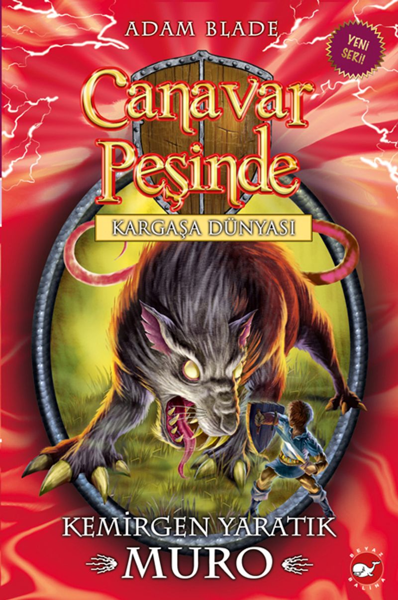Canavar Peşinde - Kargaşa Dünyası 32. Kitap / Kargaşa Dünyası - Kemirgen Yaratık Muro kitap kapağı