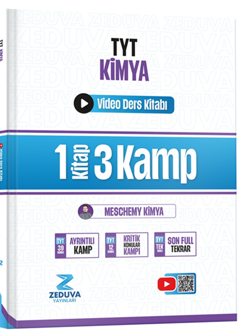 Meschemy Kimya TYT Kimya 1 Kitap 3 Kamp Video Ders Kitabı kitap kapağı