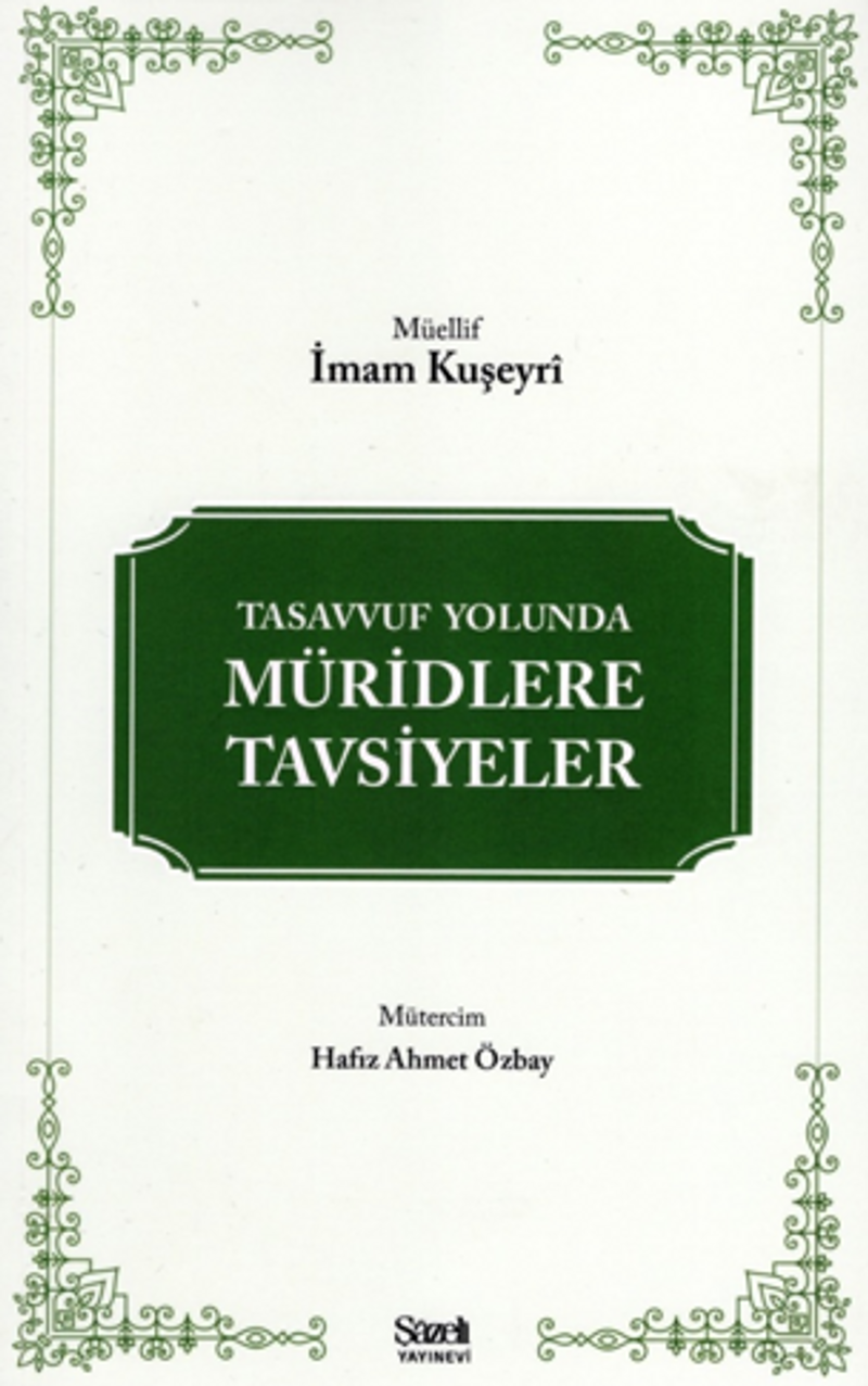 Tasavvuf Yolunda Müridlere Tavsiyeler kitap kapağı