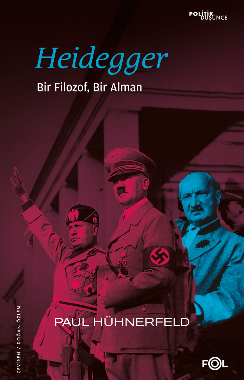 Heidegger Bir Filozof, Bir Alman kitap kapağı