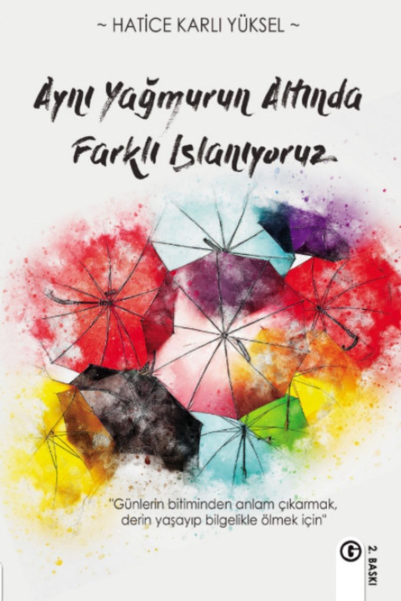 Aynı Yağmur Altında Farklı Islanıyoruz kitap kapağı