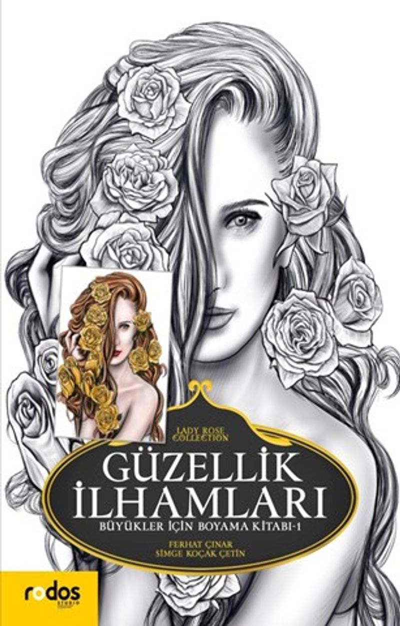Güzellik İlhamları / Büyükler İçin Boyama Kitabı 1 kitap kapağı