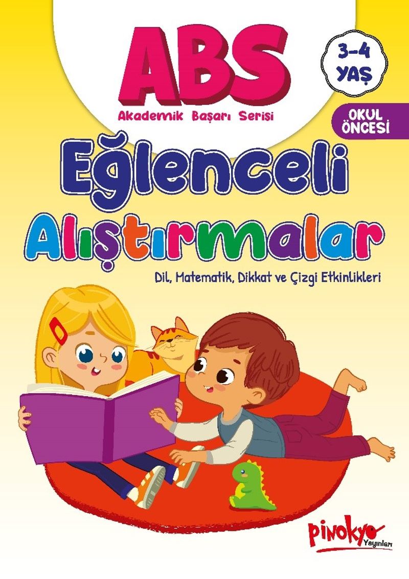 ABS 3-4 Yaş Eğlenceli Alıştırmalar kitap kapağı