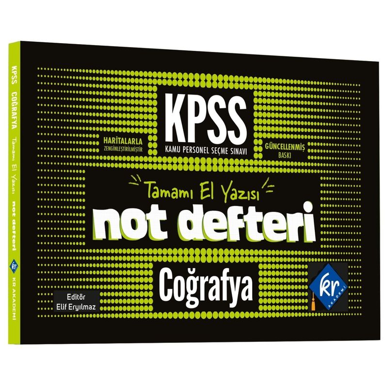 KPSS Coğrafya Konu Anlatımlı Not Defteri kitap kapağı