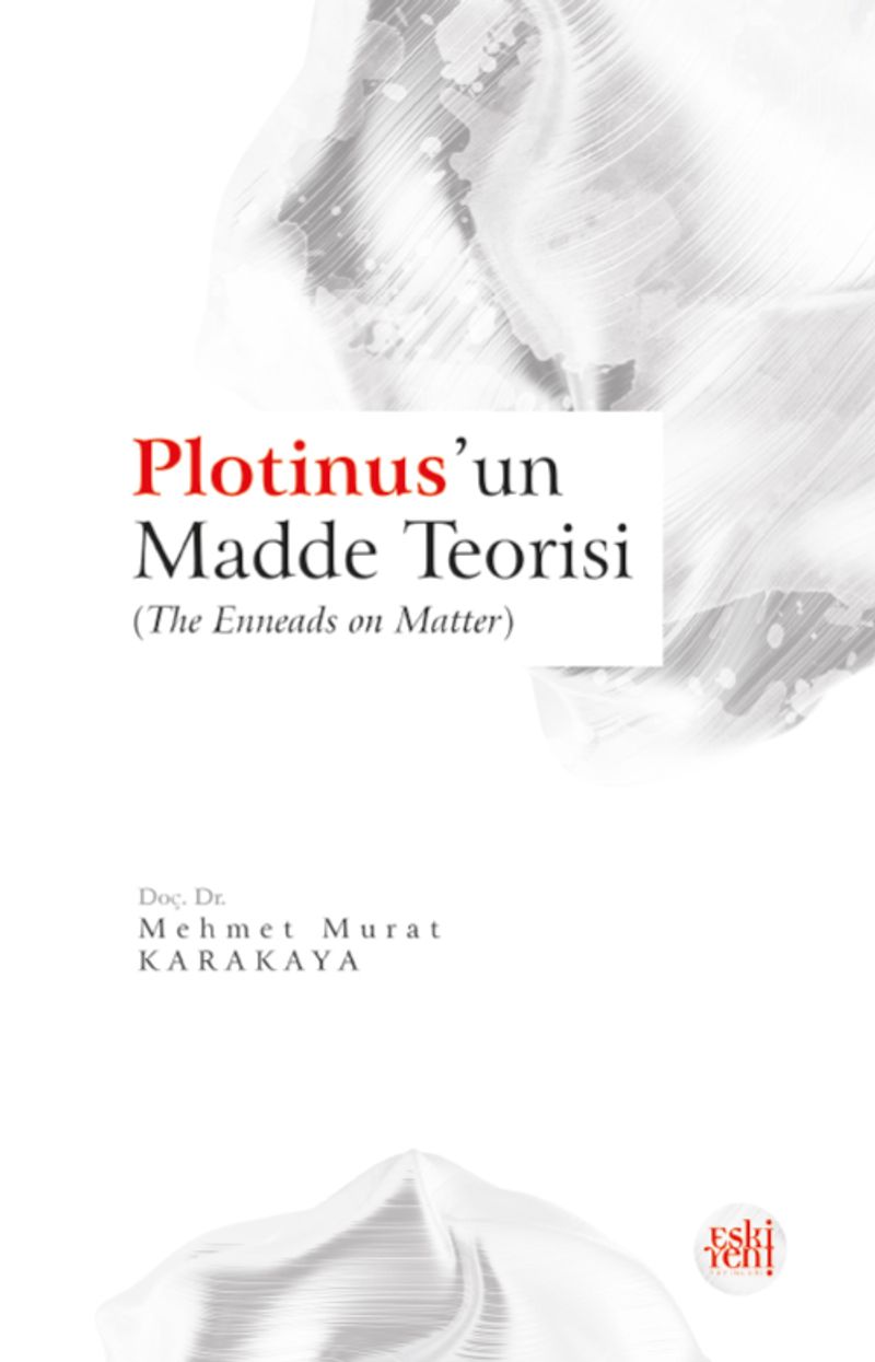 Plotinus'un Madde Teorisi kitap kapağı