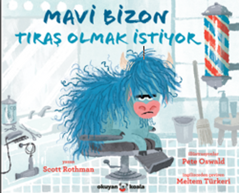 Mavi Bizon Tıraş Olmak İstiyor kitap kapağı
