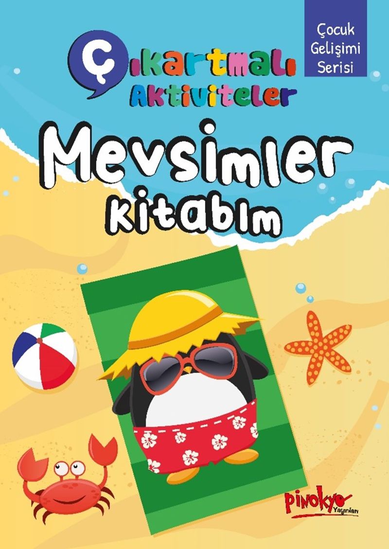 Çıkartmalı Aktiviteler Mevsimler Kitabım kitap kapağı