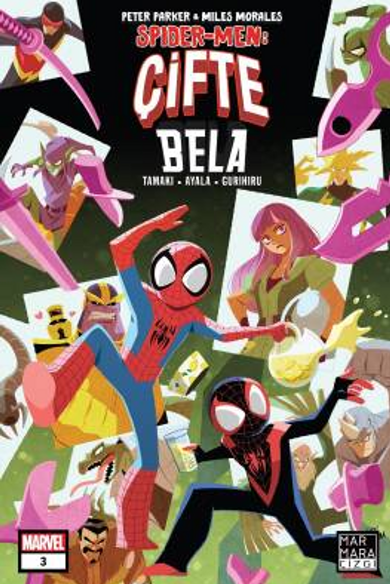Peter Parker Miles Morales: Spider-Men Çifte Bela #3 kitap kapağı