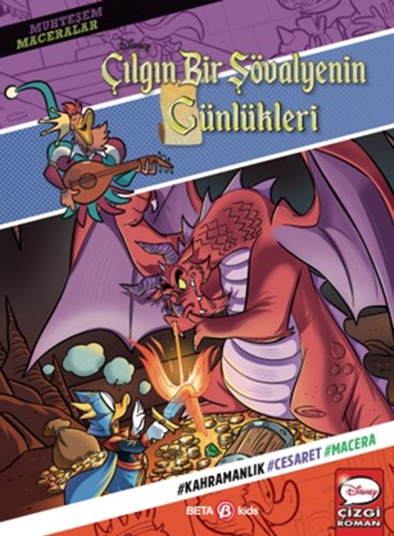 Disney Muhteşem Maceralar Çılgın Bir Şovalyenin Günlükleri kitap kapağı