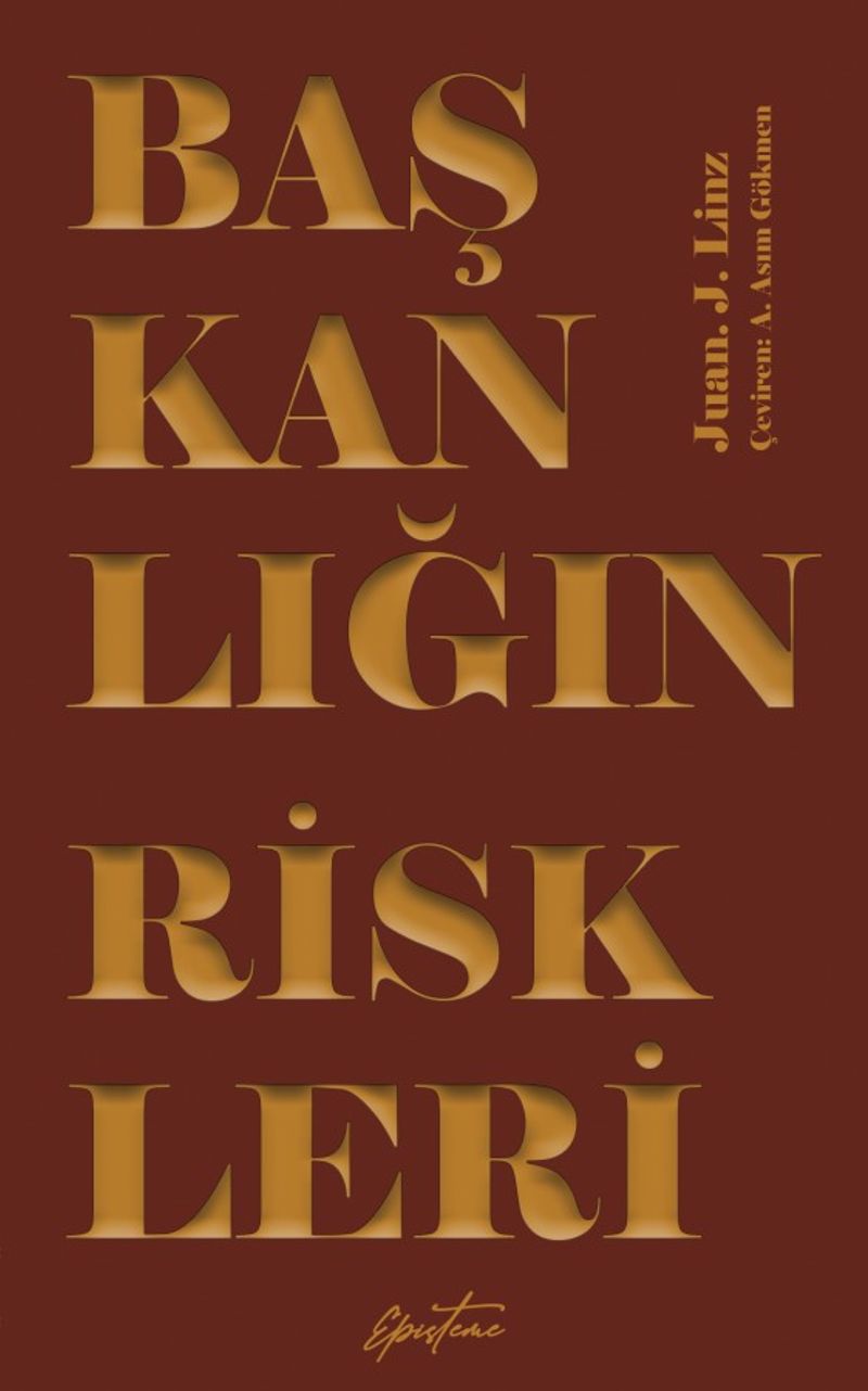 Başkanlığın Riskleri kitap kapağı