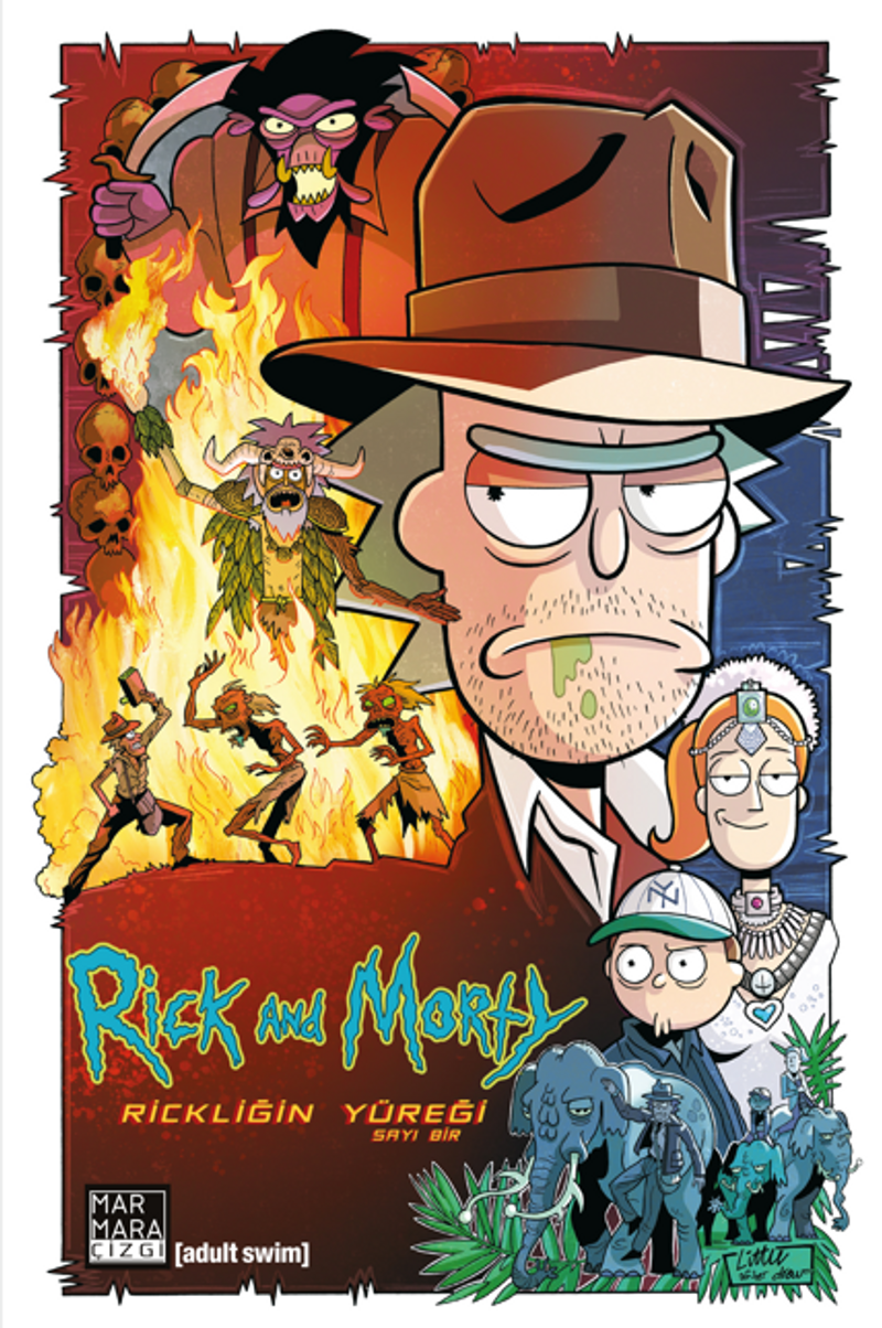 Rick and Morty Rickliğin Yüreği Sayı 1 kitap kapağı