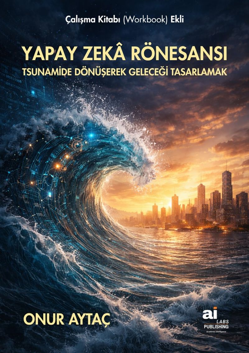 Yapay Zeka Rönesansı Tsunamide Dönüşerek Geleceği Tasarlamak kitap kapağı