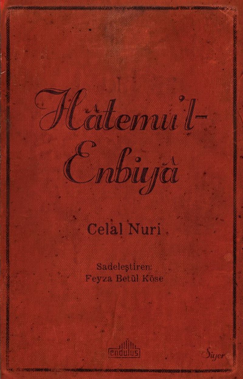 Hatemu'l-Enbiya kitap kapağı
