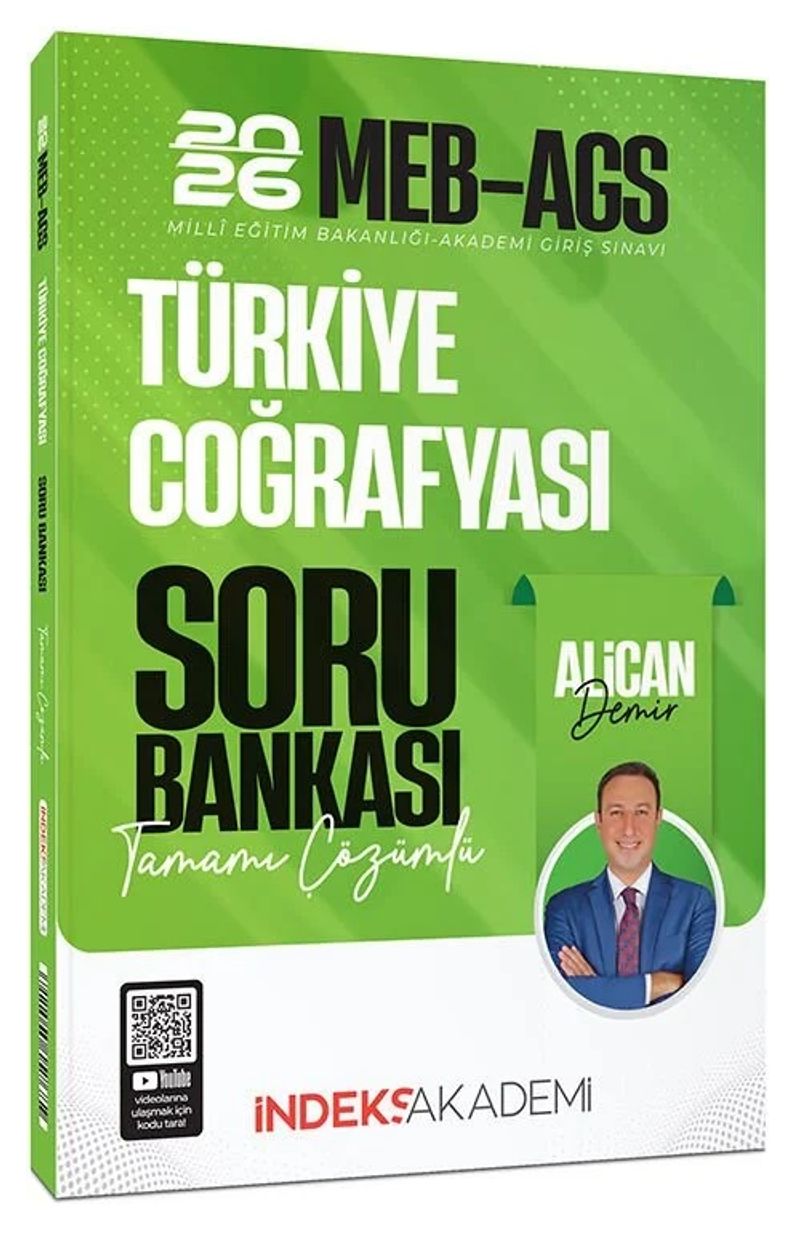 2026 MEB-AGS Türkiye Coğrafyası Soru Bankası Çözümlü kitap kapağı