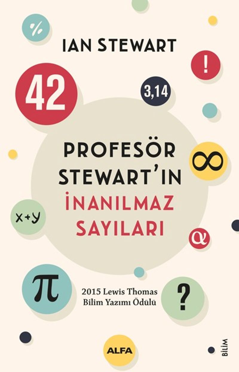 Profesör Stewart'ın İnanılmaz Sayıları kitap kapağı