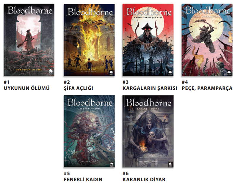 Bloodborne Seti (6 Kitap) kitap kapağı