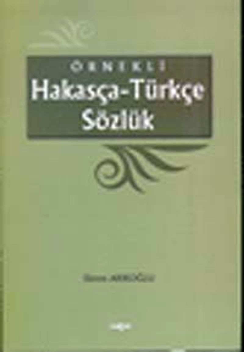 Örnekli Hakasça - Türkçe Sözlük kitap kapağı