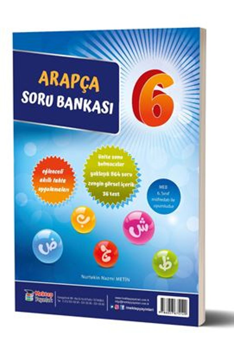 6.Sınıf Arapça Soru Bankası kitap kapağı