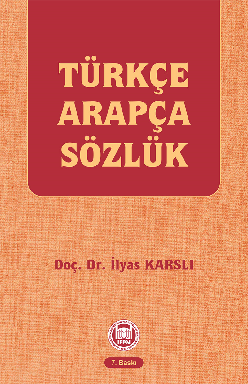 Türkçe-Arapça Sözlük kitap kapağı