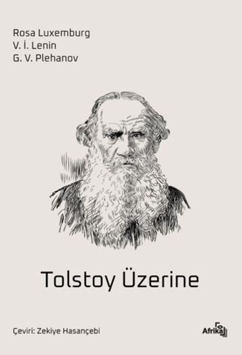 Tolstoy Üzerine kitap kapağı