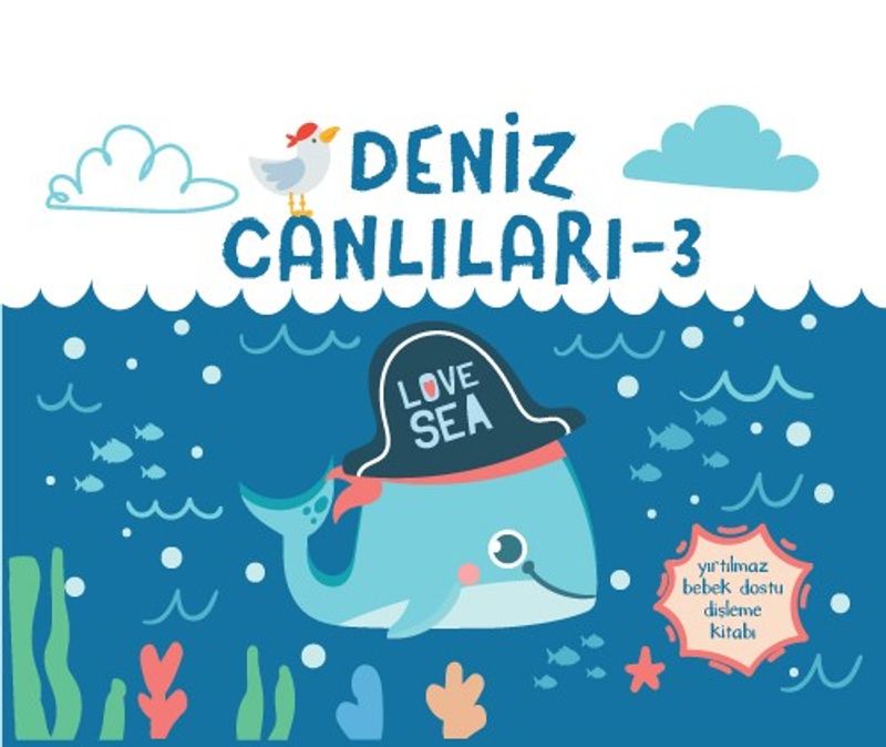 Yırtılmaz Kitap: Deniz Canlıları 3 kitap kapağı