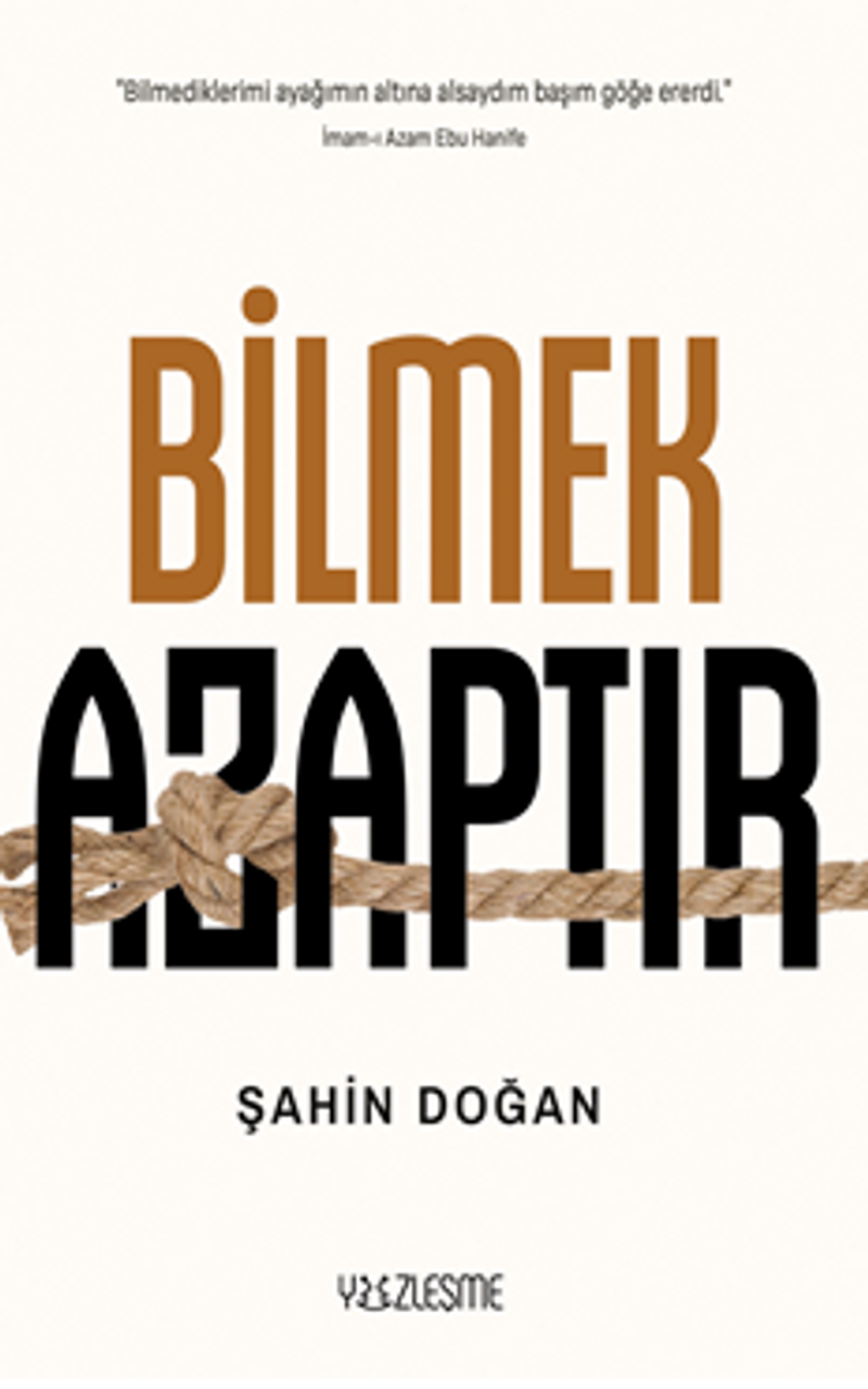 Bilmek Azaptır kitap kapağı