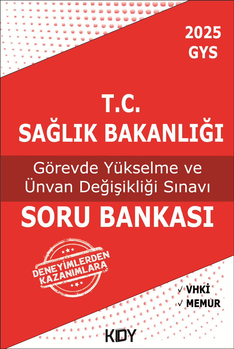 Sağlık Bakanlığı Görevde Yükselme Soru Bankası kitap kapağı