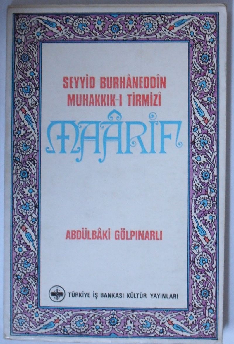 Maarif (Kod:4-H-30) kitap kapağı