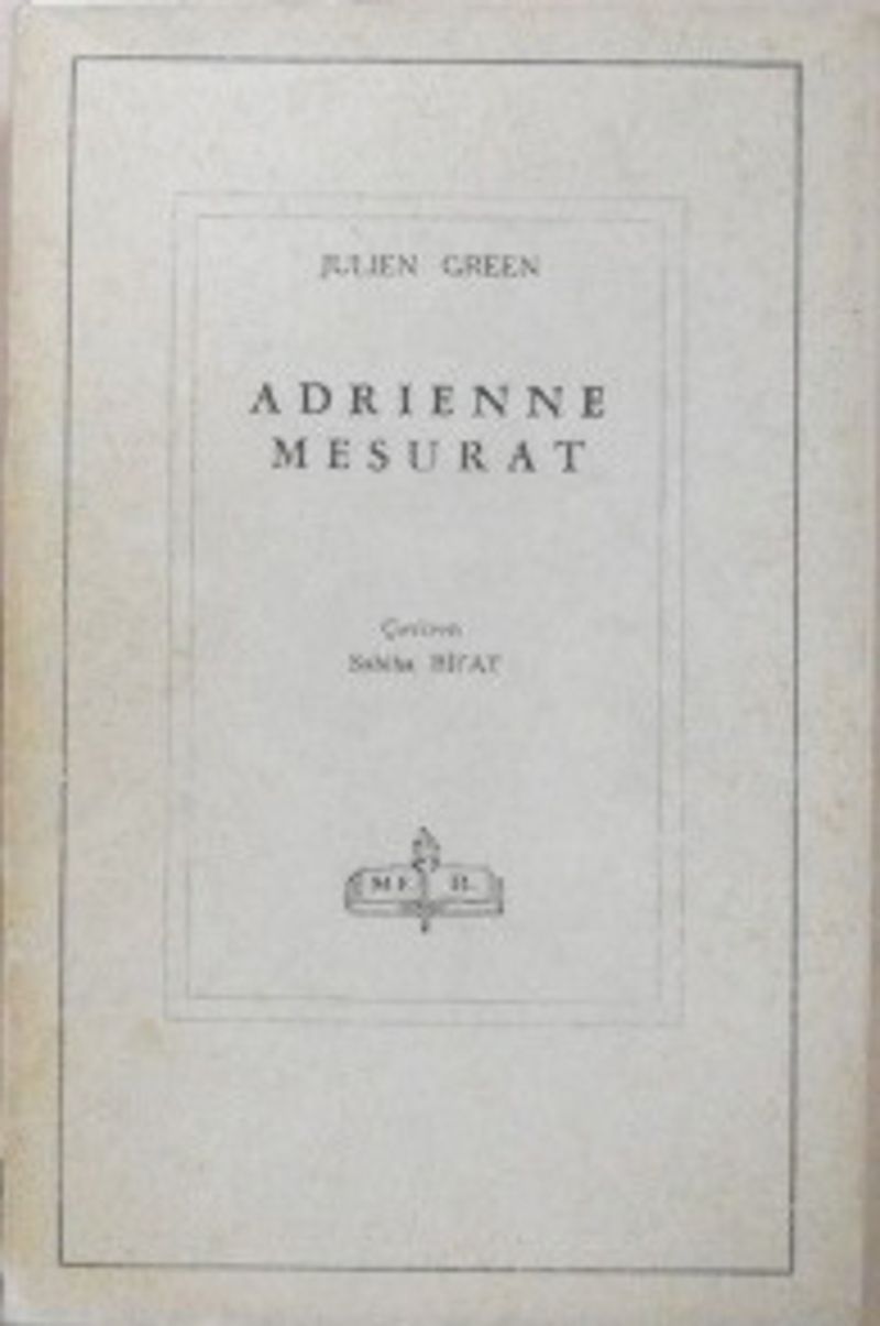 Adrienne Mesurat / 11-Z-188 kitap kapağı