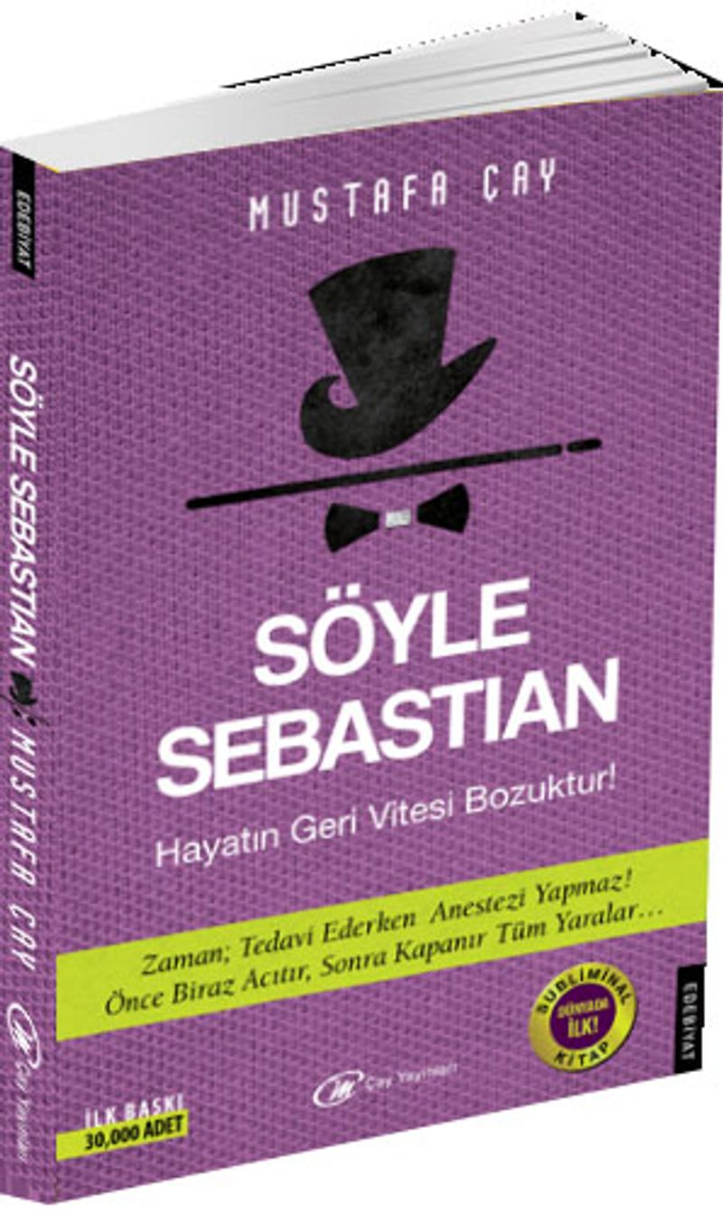 Söyle Sebastian kitap kapağı