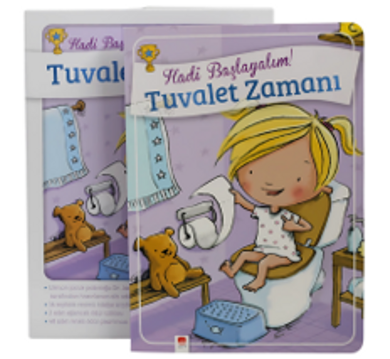 Tuvalet Zamanı - Kızlar İçin Tuvalet Eğitimi Kitabı kitap kapağı