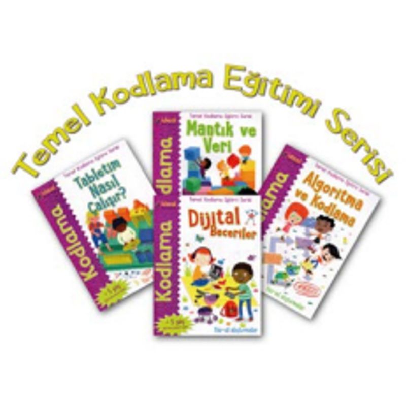 Temel Kodlama Eğitimi Serisi (4 Kitap) kitap kapağı