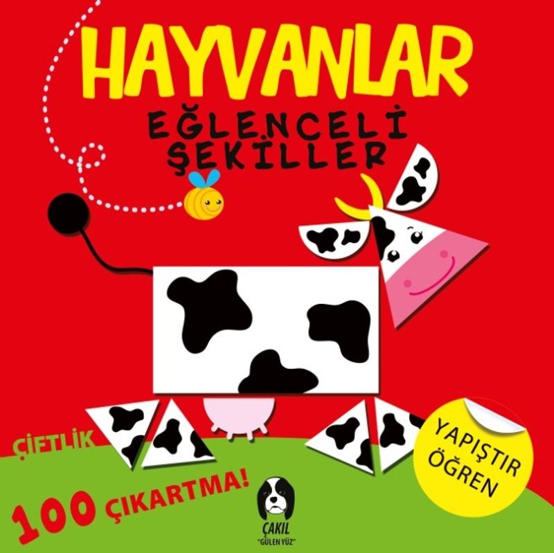 Çiftlik / Hayvanlar Eğlenceli Şekiller kitap kapağı