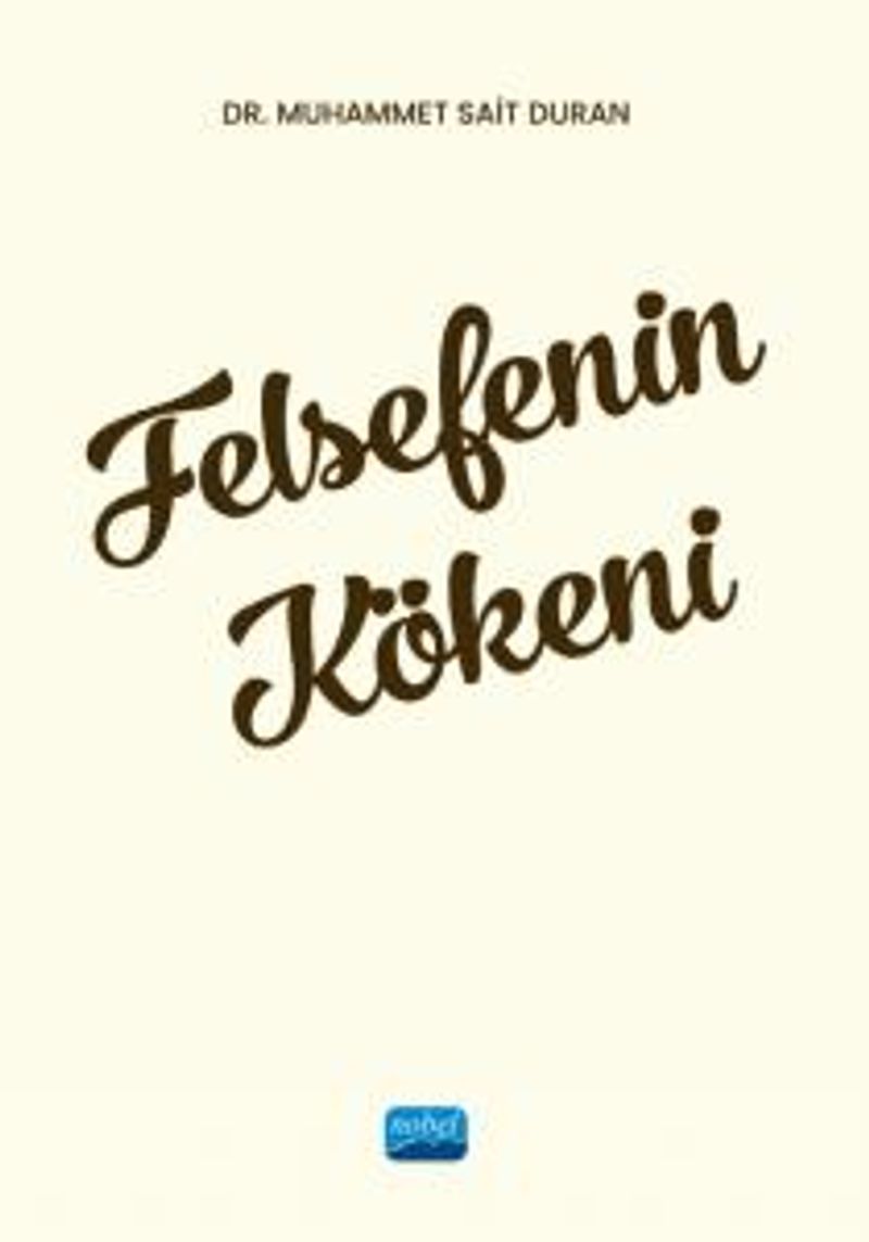 Felsefenin Kökeni kitap kapağı