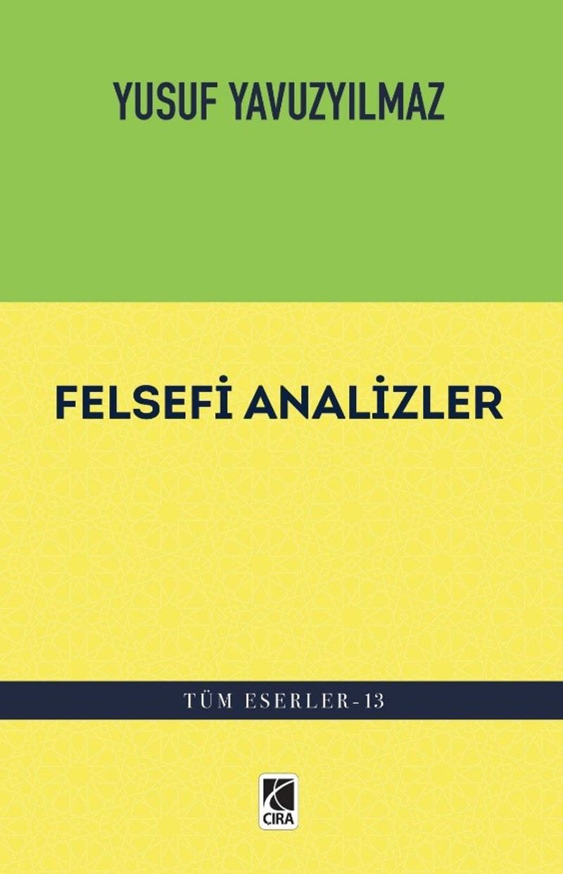 Felsefi Analizler kitap kapağı