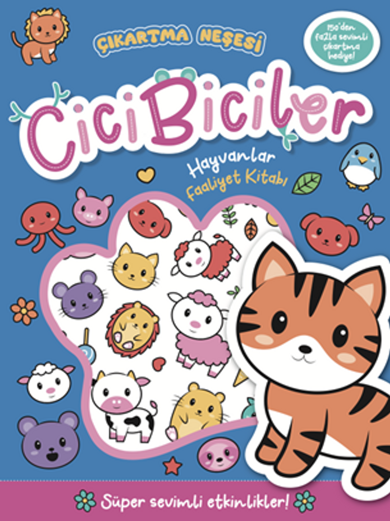 Cicibiciler Hayvanlar Faaliyet Kitabı kitap kapağı