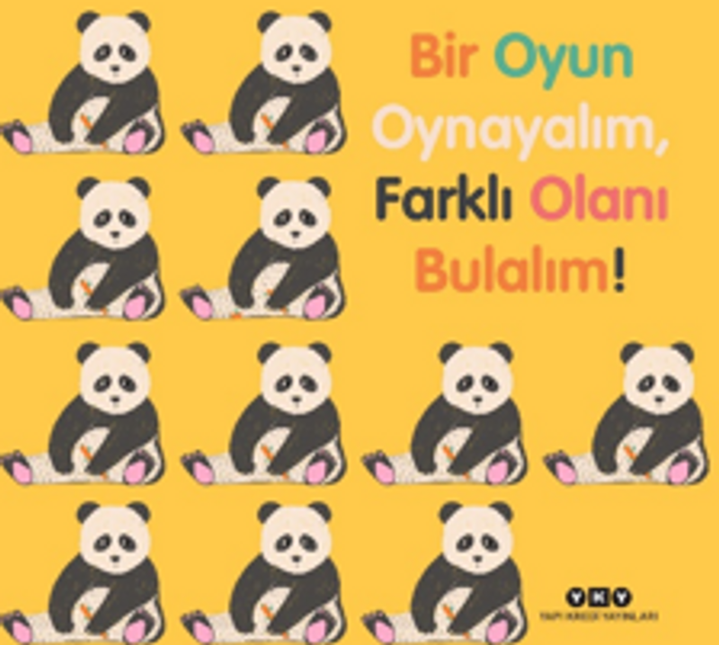 Bir Oyun Oynayalım, Farklı Olanı Bulalım! kitap kapağı