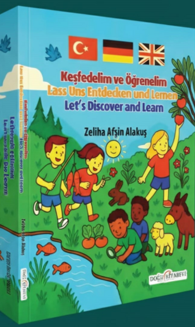 Keşfedelim ve Öğrenelim (Türkçe-İngilizce-Almanca) kitap kapağı