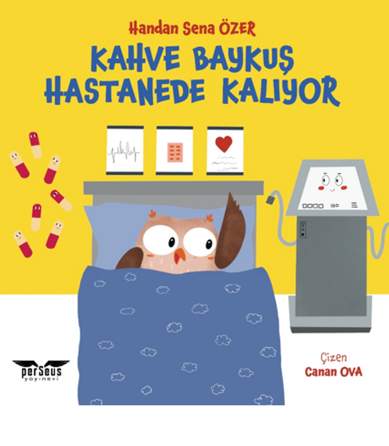 Kahve Baykuş Hastanede Kalıyor kitap kapağı