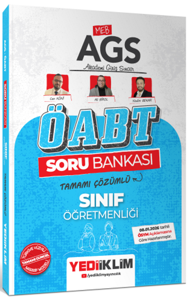 MEB AGS Sınıf Öğretmenliği Soru Bankası kitap kapağı